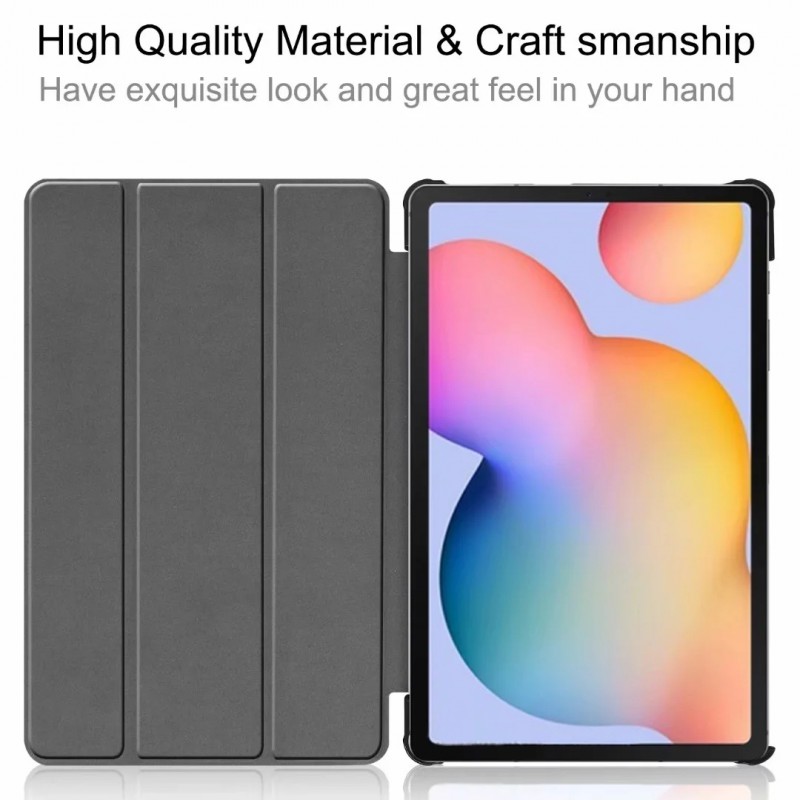 Θήκη  Custer  Three Fold Leather Lenovo Tab M9 9"Grey