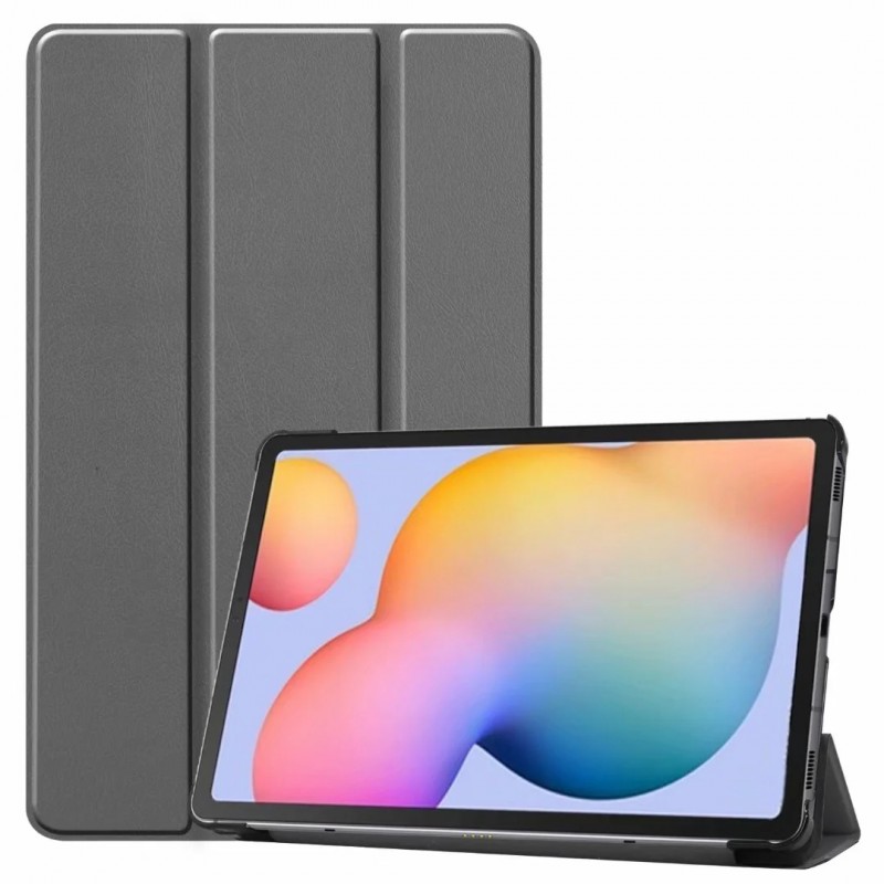 Θήκη  Custer  Three Fold Leather Lenovo Tab M9 9"Grey