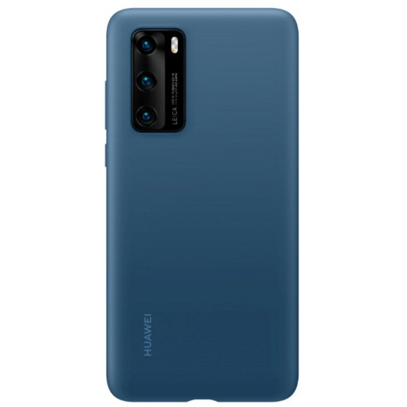 Θήκη Huawei PC Silicone Cover P40 Blue (Original) 51993721