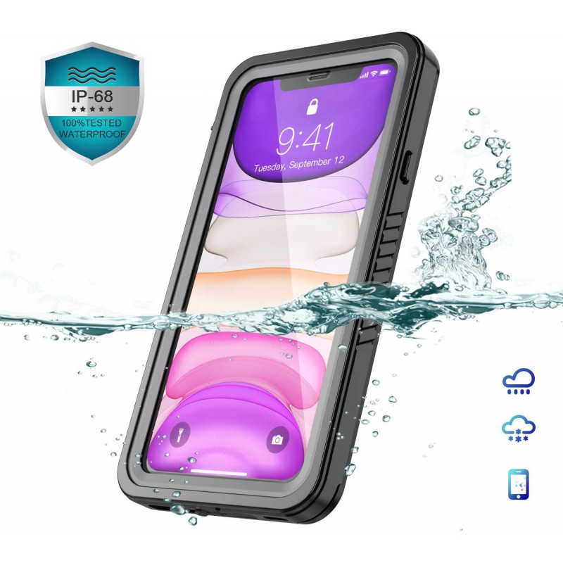 Αδιάβροχη θήκη Redpepper Apple iPhone 11 (6.1") Shockproof/Waterproof Black