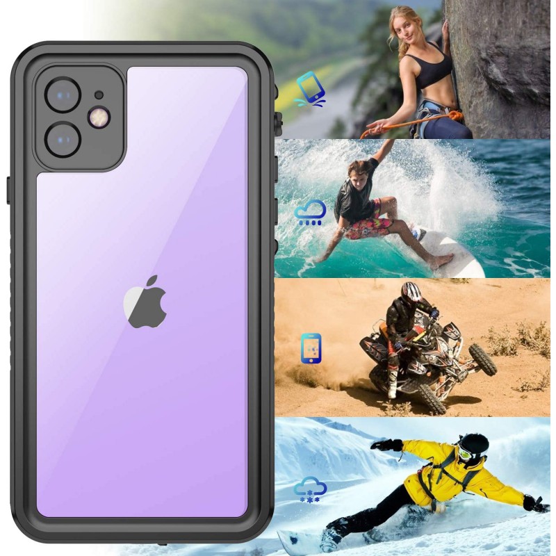 Αδιάβροχη θήκη Redpepper Apple iPhone 11 (6.1") Shockproof/Waterproof Black
