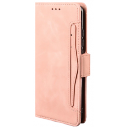 Θήκη Card Pocket Leather Wallet TCL 20R 5G T767H Pink