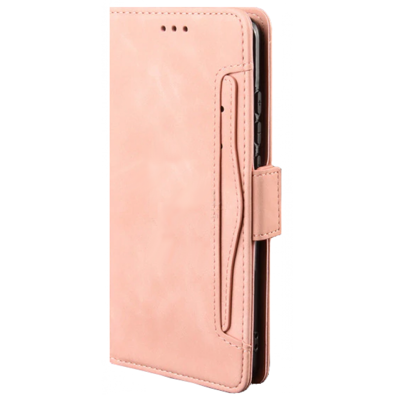 Θήκη Card Pocket Leather Wallet TCL 20R 5G T767H Pink