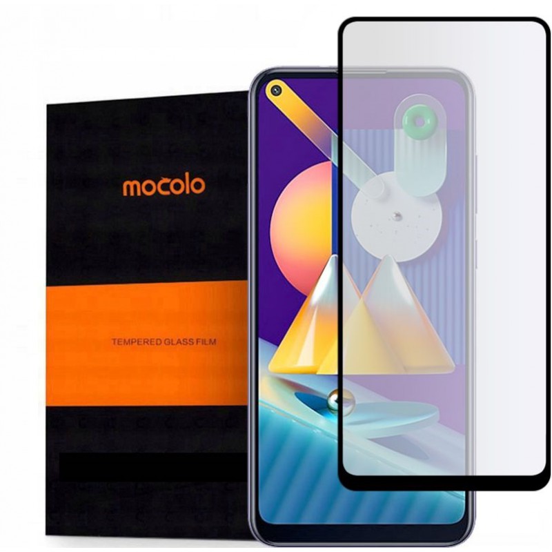 Γυαλί Προστασίας MOCOLO TG+3D Samsung Galaxy M11 SM-M115 Full Glue Full Screen Cover Tempered Glass 9H AntiCrash / AntiShock Black