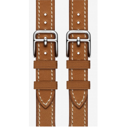 Ανταλλακτικό λουράκι QuickFit Double Buckle Apple Watch 1/2/3/4/5/6/SE/7/8 (42/44/45/49mm) Leather Brown Ανταλλακτικό λουράκι QuickFit Double Buckle Apple Watch 1/2/3/4/5/6/SE/7/8 (42/44/45/49mm) Leather Brown