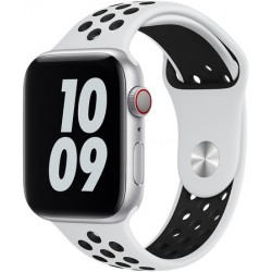 Ανταλλακτικό λουράκι QuickFit Apple Watch 1/2/3/4/5/6/SE/7/8 (42/44/45/49mm) Softband White/Black