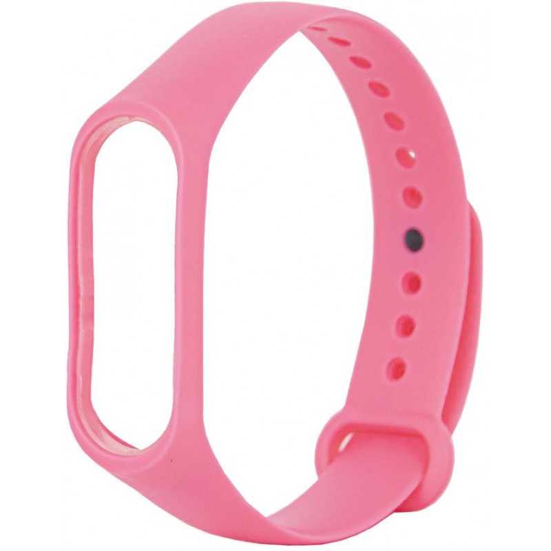 Ανταλλακτικό λουράκι Xiaomi Mi Band 3/Mi Band 4 Smooth Silicone Pink