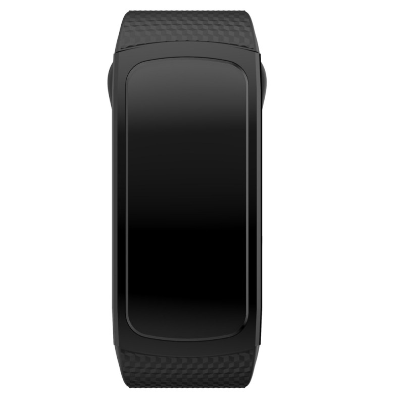 Ανταλλακτικό λουράκι Silicone Samsung Gear Fit 2 Rhombus Pattern Black Ανταλλακτικό λουράκι Silicone Samsung Gear Fit 2 Rhombus Pattern Black