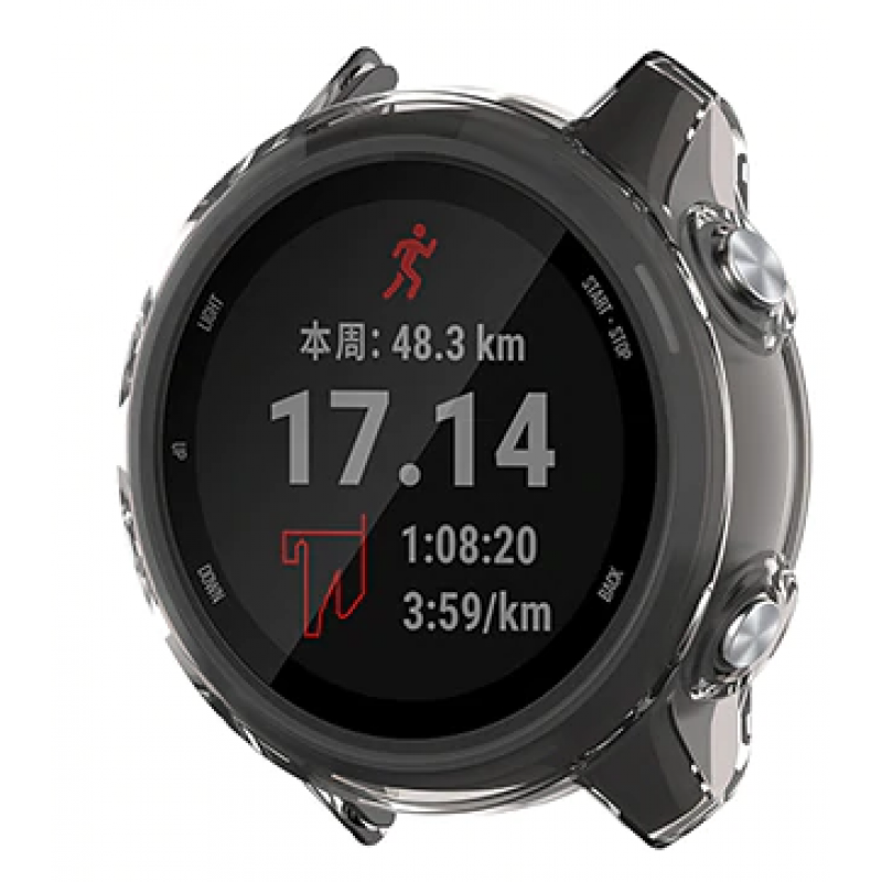 Θήκη TPU Protective Cover Garmin Forerunner 245/245M Transparent Black