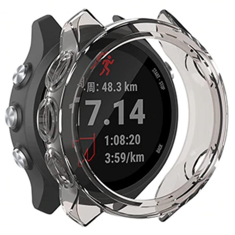 Θήκη TPU Protective Cover Garmin Forerunner 245/245M Transparent Black