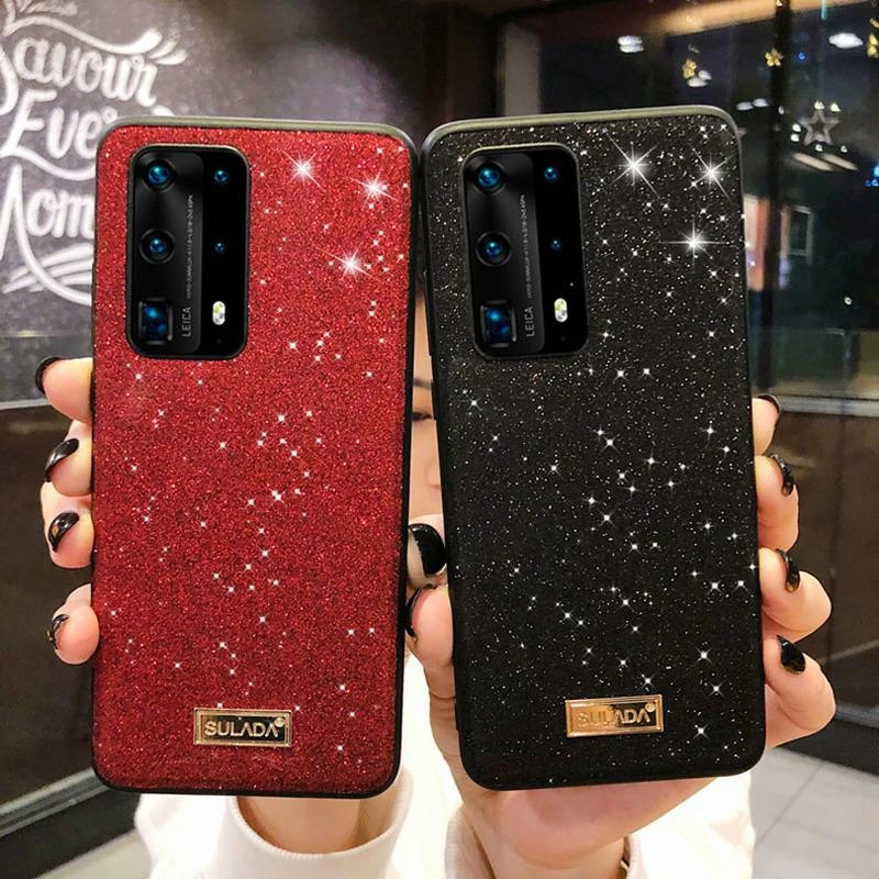 Θήκη Sulada Celebrity Series Samsung Galaxy S21 Ultra 5G G998 Glitter Shine Black