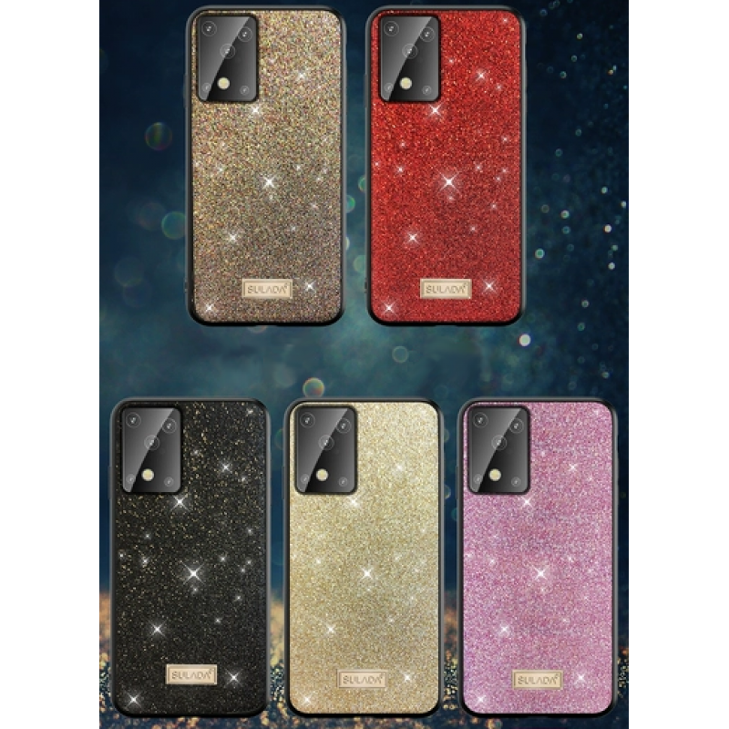 Θήκη Sulada Celebrity Series Samsung Galaxy S21 Ultra 5G G998 Glitter Shine Black