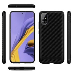 Θήκη TPU Carbon Protect Samsung Galaxy A41 SM-A415 Black