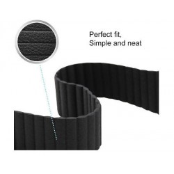 Ανταλλακτικό λουράκι QuickFit Leather Loop Sport  Samsung Galaxy Watch3(45mm)/Watch(46mm)/Huawei Watch 3 (46mm)/ Watch 3 Pro (48mm)/GT 2/Pro/Honor GS Pro/Amazfit GTR 3 (46mm)/GTR 3 Pro/GTR(47mm)/ Stratos 3(48mm) (22mm) Black
