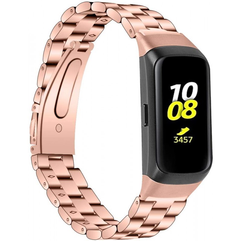 Ανταλλακτικό λουράκι Huawei Watch Fit/Fit New Stainless Rose Gold