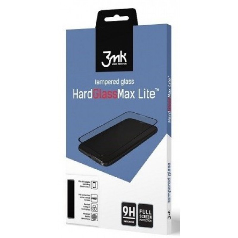 Γυαλί Προστασίας 3MK Hardglass Max Lite Xiaomi Redmi Note 9T 5G Tempered Glass 9H AntiCrash / AntiShock Black