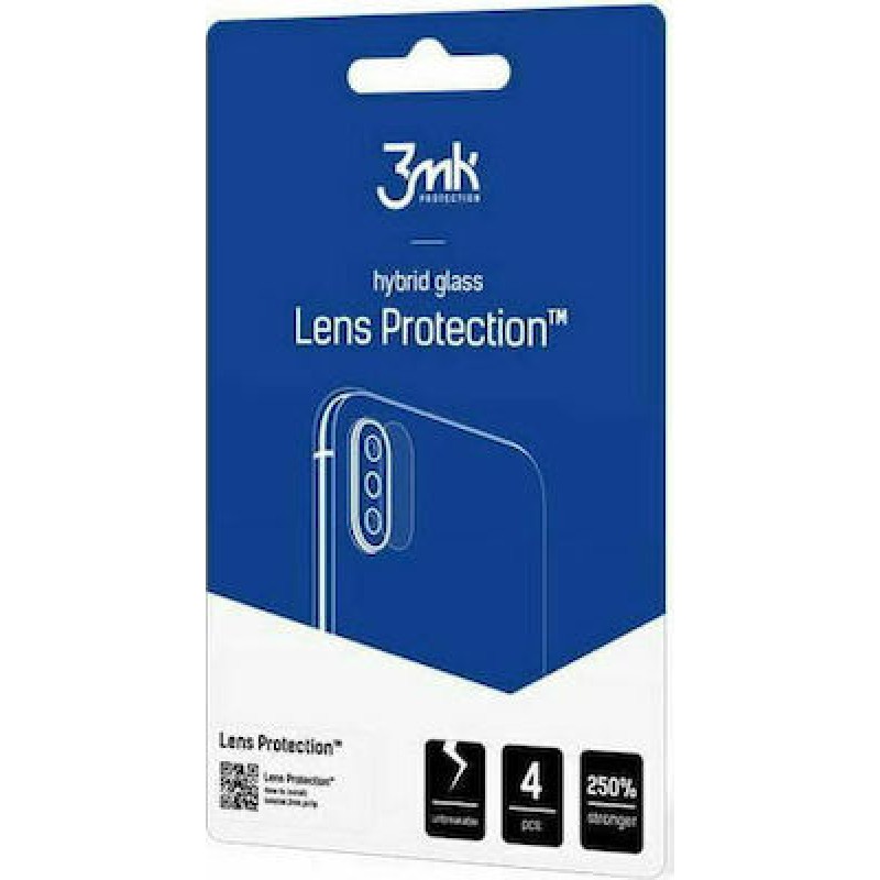 Γυαλί Προστασίας 3MK Camera Lens Xiaomi Mi 11i/ Redmi K40/K40 Pro/Xiaomi Poco F3 Full Cover Tempered Glass 9H AntiCrash / AntiShock (4τμχ)