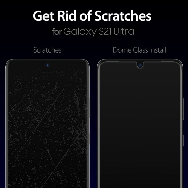 Γυαλί Προστασίας Whitestone Dome EZ Full Glue Tempered Glass Samsung Galaxy S21+ Plus 5G G996 H AntiCrash/AntiShock Clear Γυαλί Προστασίας Whitestone Dome EZ Full Glue Tempered Glass Samsung Galaxy S21+ Plus 5G G996 H AntiCrash/AntiShock Clear