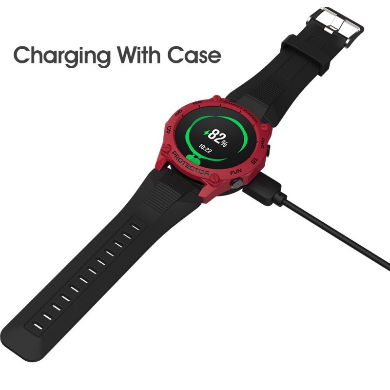 Θήκη TPU Protective Cover Huawei Watch GT 2 (42mm) Bumper Red/Black