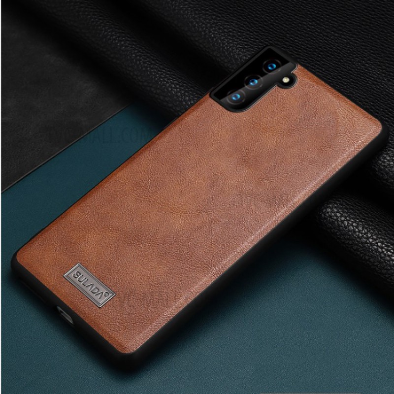 Θήκη Sulada Leather Series Samsung Galaxy S21+ Plus 5G G996 Brown