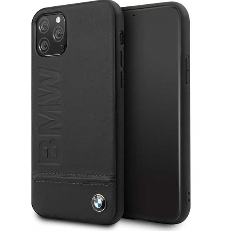 Θήκη BMW Signature Leather Hard Cover Apple iPhone 11 Pro Max (6.5") Black