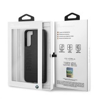 Θήκη BMW Signature Leather Hard Cover Samsung Galaxy S21+ Plus G996 Black