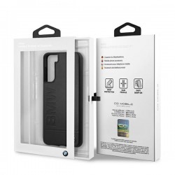Θήκη BMW Signature Leather Hard Cover Samsung Galaxy S21+ Plus G996 Black