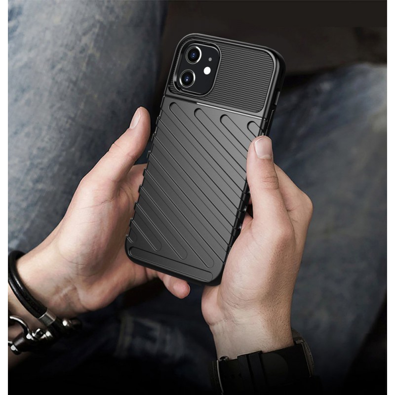 Θήκη TPU Nemo Armored Thunder Apple iPhone 12 Mini (5.4") Black Θήκη TPU Nemo Armored Thunder Apple iPhone 12 Mini (5.4") Black