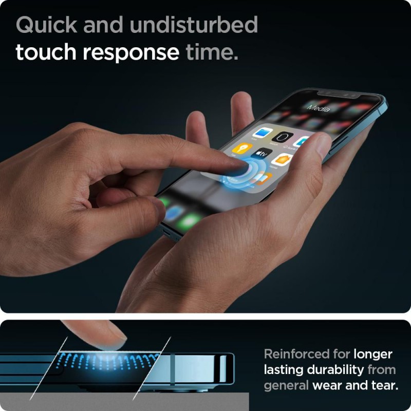 Γυαλί Προστασίας Spigen GLAS.TR EZ FIT Apple iPhone 15 (6.1") / 16 (6.1") Tempered Glass (AGL06907) Γυαλί Προστασίας Spigen GLAS.TR EZ FIT Apple iPhone 15 (6.1") / 16 (6.1") Tempered Glass (AGL06907)