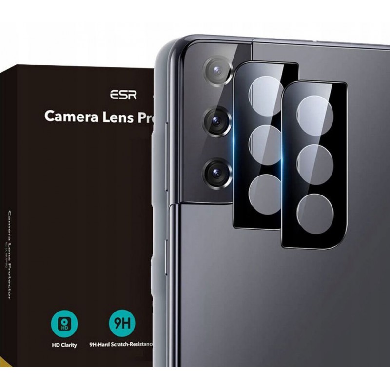 Προστατευτικό Κάμερας ESR Samsung Galaxy S21 G990 Camera Glass Black (2τμχ)