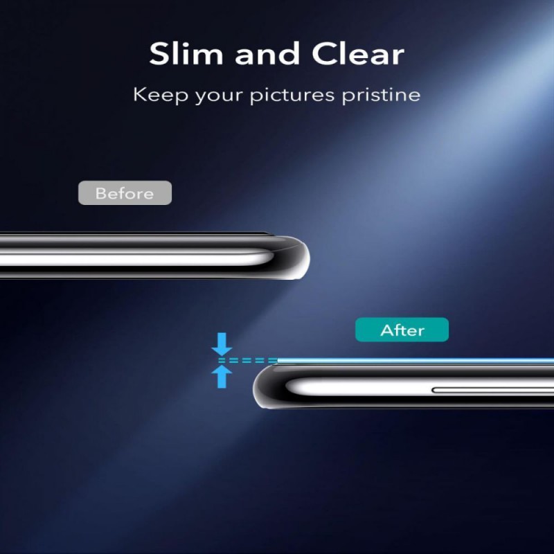 Προστατευτικό Κάμερας ESR Samsung Galaxy S21 G990 Camera Glass Black (2τμχ)