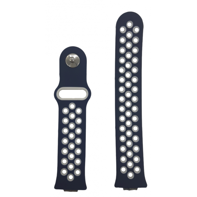 Ανταλλακτικό λουράκι QuickFit Huawei Watch Fit/Fit New Softband Blue/White