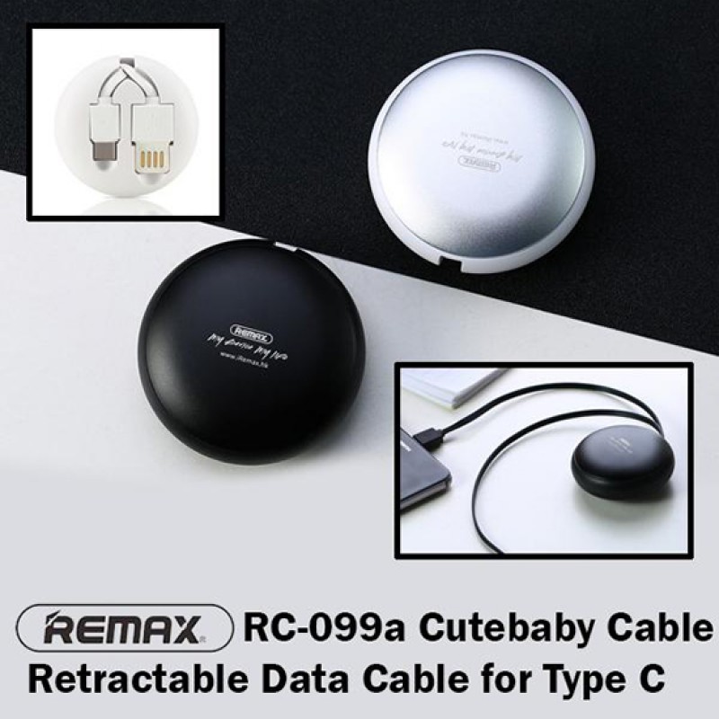 Καλώδιο Data Remax Cutebaby RC-099a Lightning Type-C 1m Black Καλώδιο Data Remax Cutebaby RC-099a Lightning Type-C 1m Black