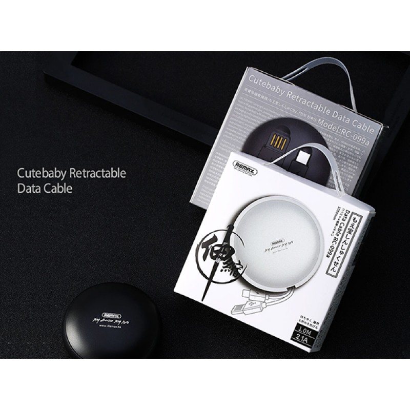 Καλώδιο Data Remax Cutebaby RC-099a Lightning Type-C 1m Black Καλώδιο Data Remax Cutebaby RC-099a Lightning Type-C 1m Black