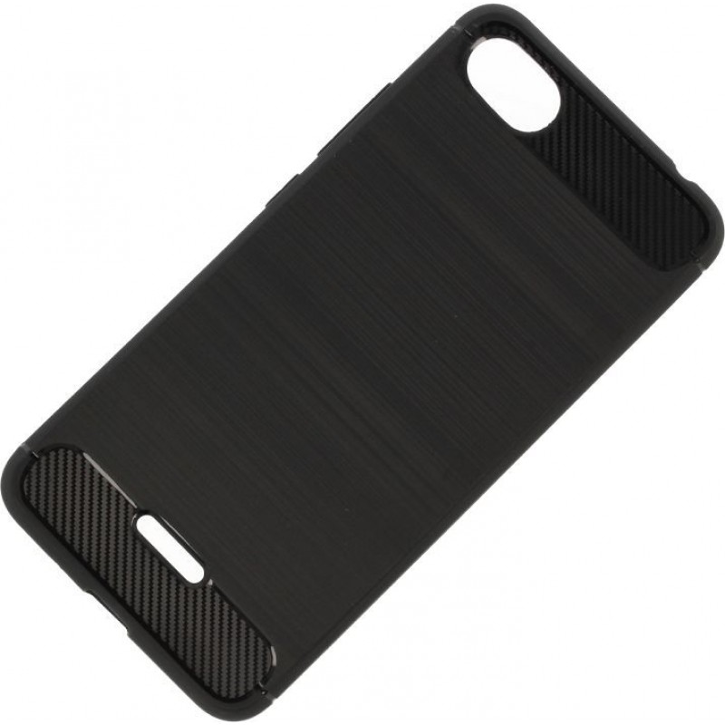 Θήκη TPU Carbon Fiber Brushed Xiaomi Redmi 6A Black