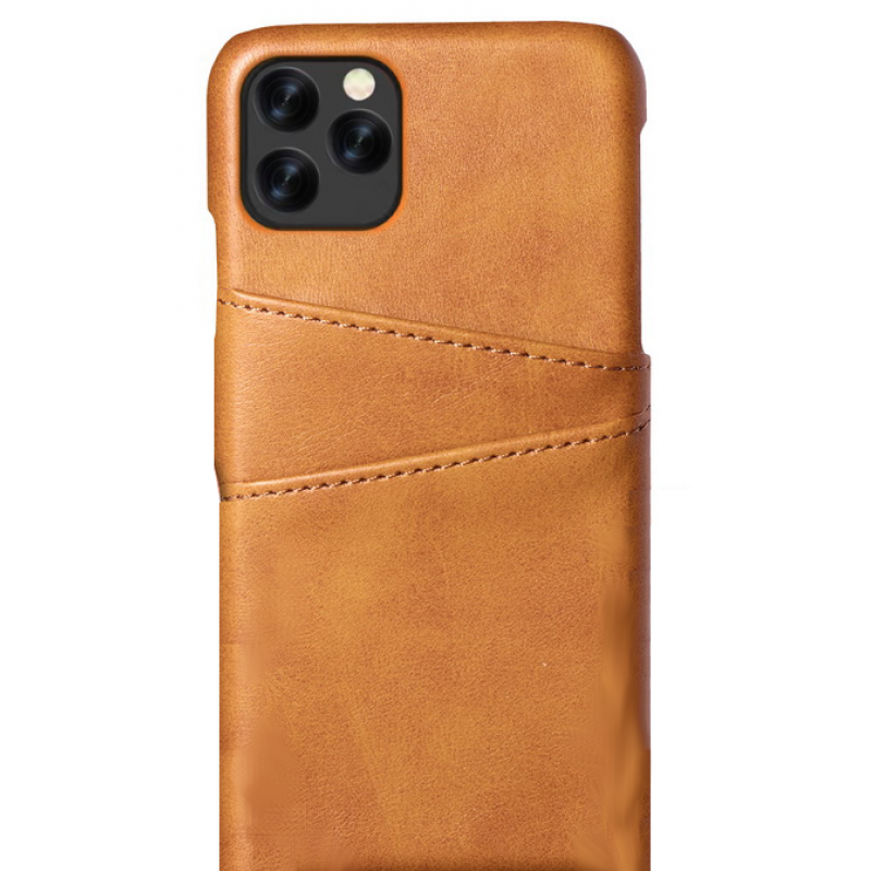 Θήκη Vintage Leather Back Cover with Card Pockets Apple iPhone 12 Pro Max (6.7") Brown