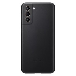 Θήκη Samsung Leather Back Cover EF-VG996LBEGWW Galaxy S21+ Plus G996 Black (Original)