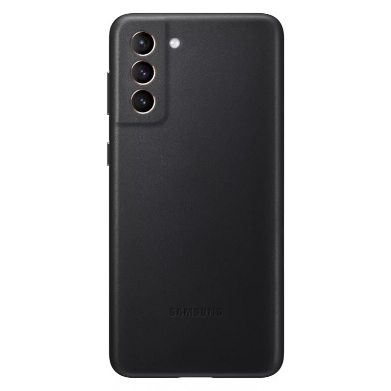 Θήκη Samsung Leather Back Cover EF-VG996LBEGWW Galaxy S21+ Plus G996 Black (Original)