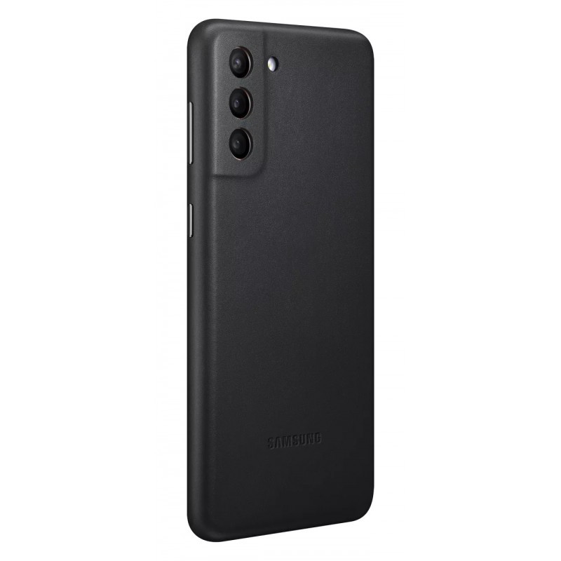 Θήκη Samsung Leather Back Cover EF-VG996LBEGWW Galaxy S21+ Plus G996 Black (Original)