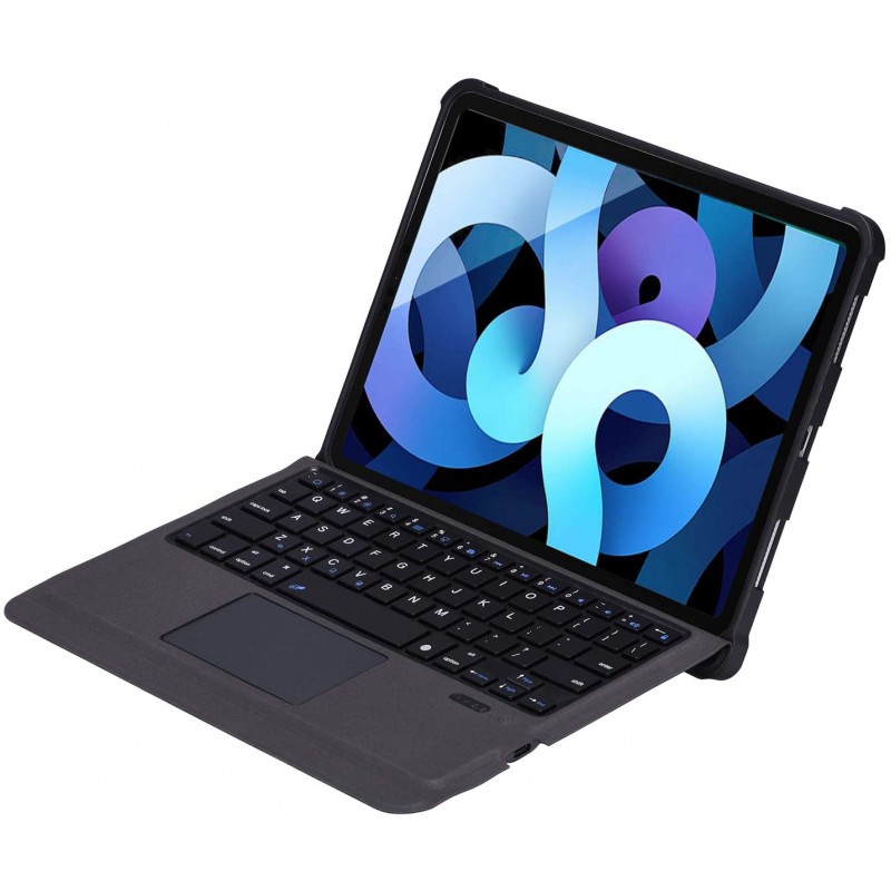 Θήκη Πληκτρολογίου/ Υποδοχή Γραφίδας & Keyboard QWERTY Apple iPad Air (2020) 10.9" / iPad Air 11" (2024) Black 