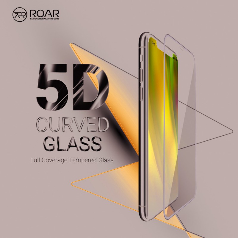 Γυαλί Προστασίας Roar Samsung Galaxy A02s/A03s/A03 SM-A025/A037/A035 5D Full Glue Tempered Glass 9H Full Screen Cover AntiCrash / AntiShock Black