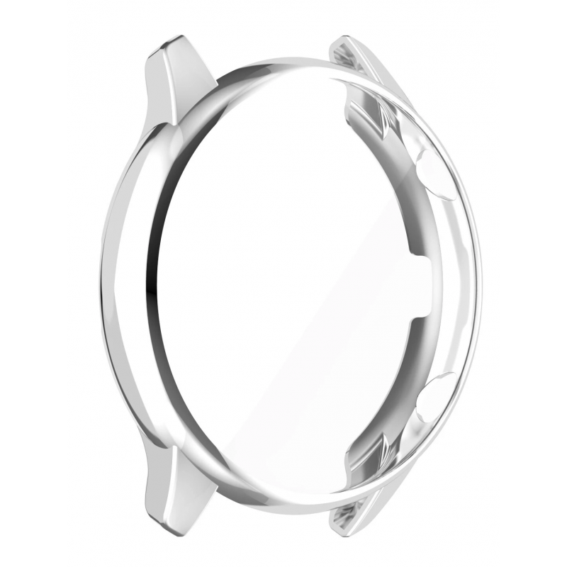 Θήκη Electroplated TPU Full Screen Cover Xiaomi Amazfit GTR 2/2e Silver