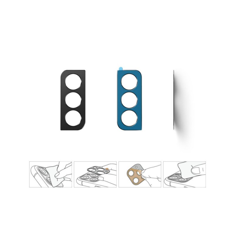 Προστατευτικό Κάμερας Ringke Camera Styling Samsung Galaxy S21 G990 Black (ACCS0017)