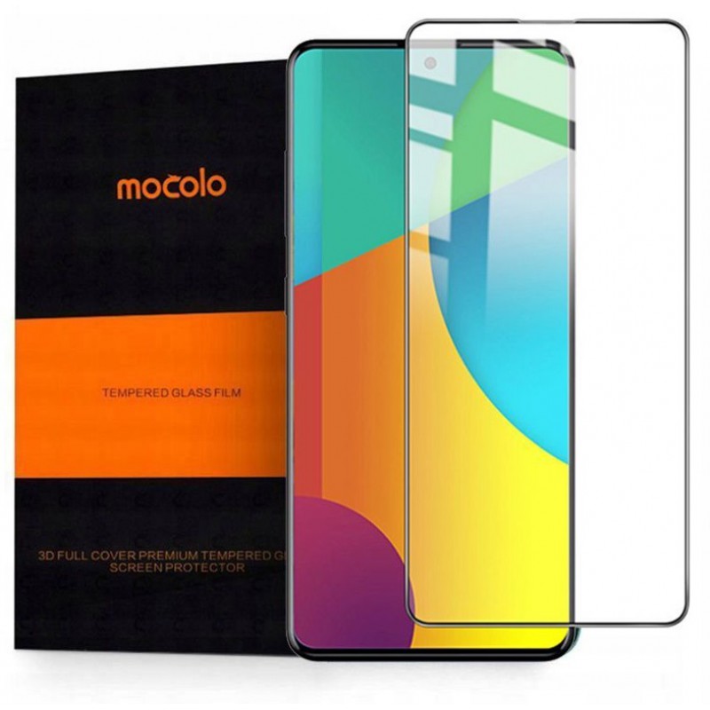 Γυαλί Προστασίας MOCOLO TG+ Full Glue Samsung Galaxy M31s SM-M317F Tempered Glass 9H Full Screen Cover AntiCrash / AntiShock Black