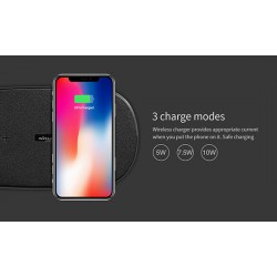 Ασύρματος Φορτιστής Qi Nillkin Gemini MC031 10W Wireless Inductive Charging Pad Black (iOS) (Android)