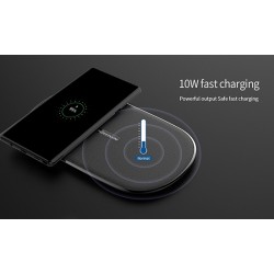 Ασύρματος Φορτιστής Qi Nillkin Gemini MC031 10W Wireless Inductive Charging Pad Black (iOS) (Android)