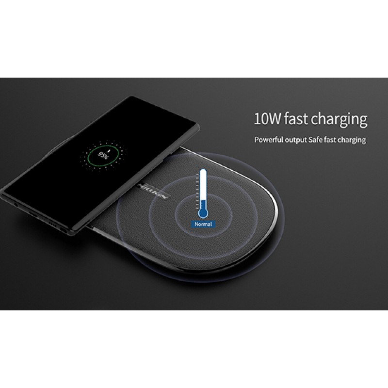 Ασύρματος Φορτιστής Qi Nillkin Gemini MC031 10W Wireless Inductive Charging Pad Black (iOS) (Android)
