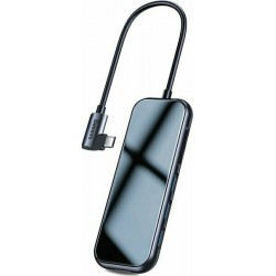 Αντάπτορας Baseus Multi-function Hub Type-C to 3xUSB to HDMI 4K to SD/TF to PD Dark Grey (CAHUB-CZ0G) Αντάπτορας Baseus Multi-function Hub Type-C to 3xUSB to HDMI 4K to SD/TF to PD Dark Grey (CAHUB-CZ0G)