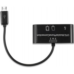 Αντάπτορας Host OTG 3in1 USB 2.0 to Micro-USB/SD/SDHC Black (Bulk) Αντάπτορας Host OTG 3in1 USB 2.0 to Micro-USB/SD/SDHC Black (Bulk)