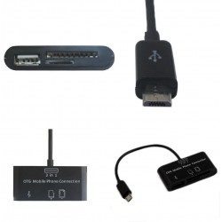Αντάπτορας Host OTG 3in1 USB 2.0 to Micro-USB/SD/SDHC Black (Bulk) Αντάπτορας Host OTG 3in1 USB 2.0 to Micro-USB/SD/SDHC Black (Bulk)